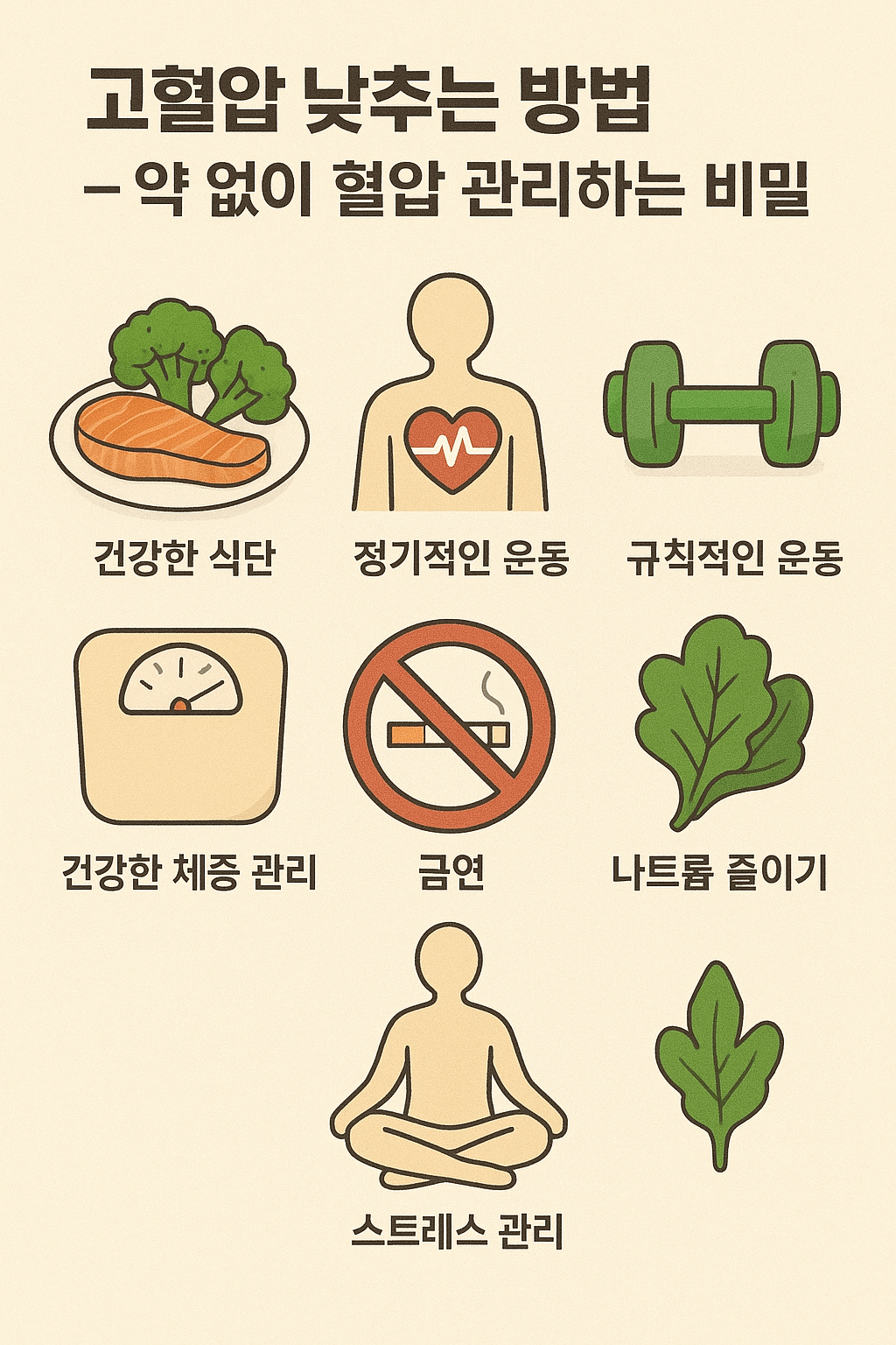 고혈압 포스터