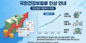 건강보험료 인상 이미지